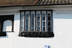 Detail of window, Coopers Building, St Mary' Street, Bungay, Suffolk