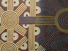 Art aborigène d'Australie, Musée des Confluences, Lyon (Rhône)