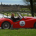 Devant le chateau de Chantilly