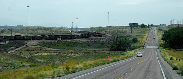 Railroad Yards Near Guernsey, Wyoming
