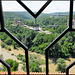 Blick durch den HFF in Veliko Tarnovo auf das Assens-Denkmal