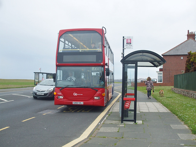 DSCF2462 Go North East 6139 (GX03 SVJ) at Whitley Bay - 1 Jun 2018