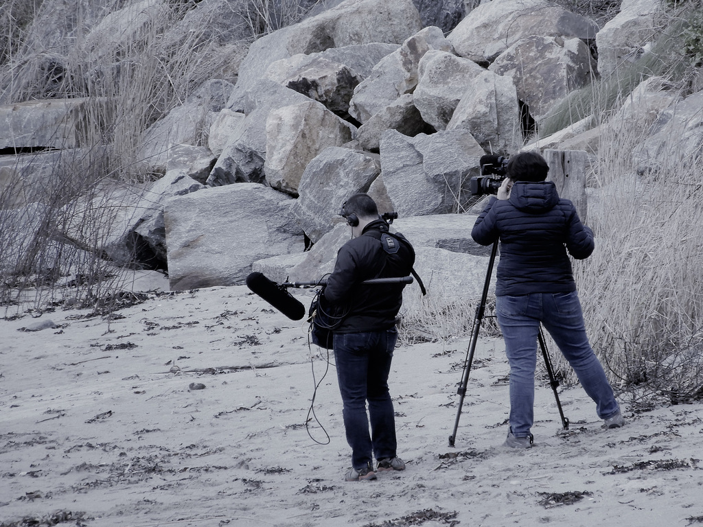 France 3 Bretagne en reportage au fort bloqué,