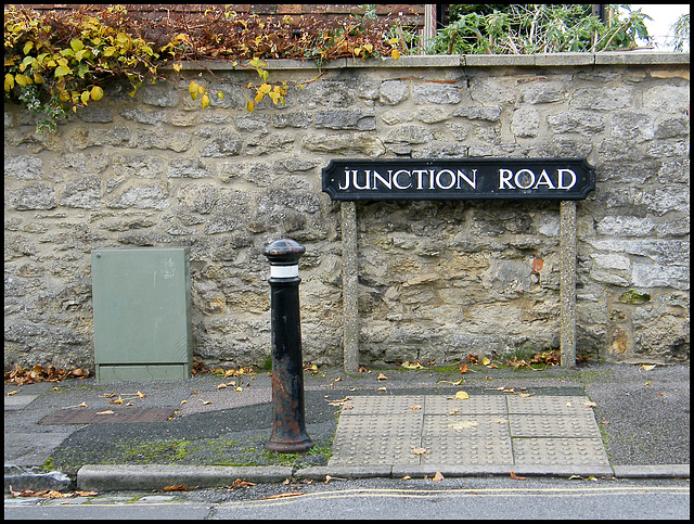 Junction Road sign