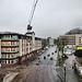 Bergischer Ring, von der Fußgängerbrücke aus (Hagen-Mitte) / 29.01.2022