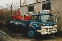 Battersby-Silver Grey tow truck PTJ 340L in Morecambe – 29 Feb 1996 (302-20)