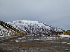 Snows on the Glenshee road