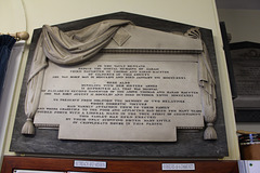 Memorial to Sarah Racster, St Clement's Church, Worcester