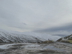 Snows on the Glenshee road