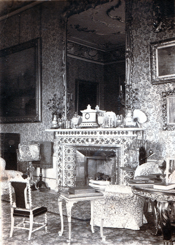 The Drawing Room, Ossington Hall, Nottinghamshire  December1890 (Demolished)