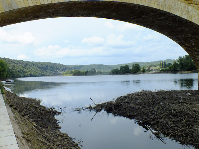 Le plan d'eau de Mauzac hier.