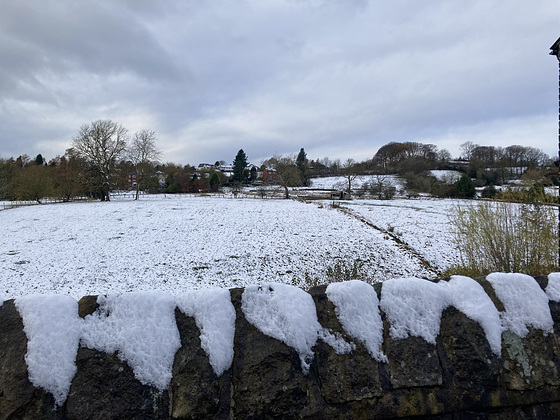 First snowfall of 24/25 Winter