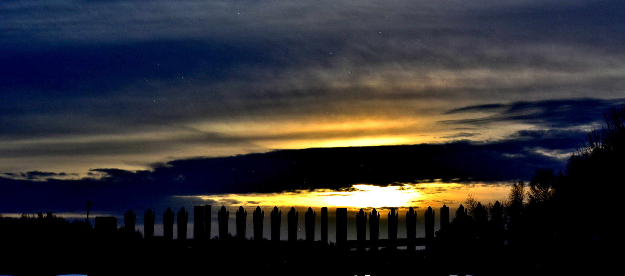 Sky and Fence