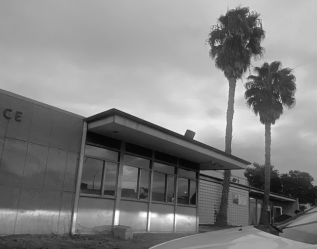 Post Office at dusk