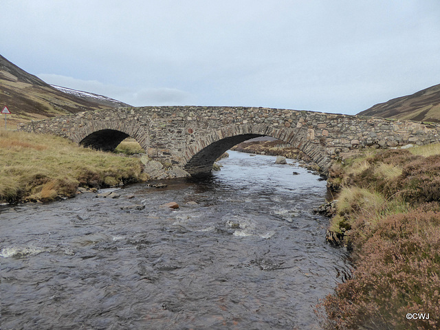 Bridge by the Glenshee road