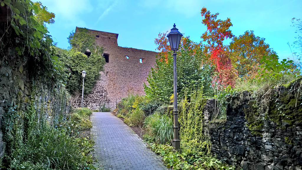 Hanau, Steinheim, Stadtmauer, HDR, 2016