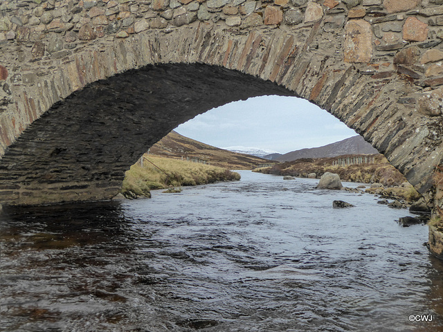 Bridge by the Glenshee road