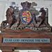 icklesham church, sussex (5)c19 royal arms of victoria, prob. c.1849