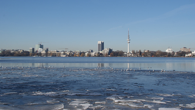 HH: Skyline an der Außenalster