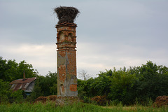 Україна, Середньовічна Колона в селі Меджибіж/Ukraine, Medival Column in the Village of Medzhybizh