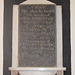 Wright Memorial, Chancel, All Saints Church, Lubenham, Leicestershire