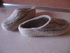 felted men's slippers