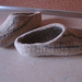 felted men's slippers