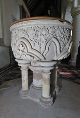 icklesham church, sussex (4)font by teulon 1849