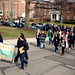 After the rally, they marched around the block