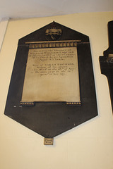 Memorial to William and Sarah Thomson, St Clement's Church, Worcester