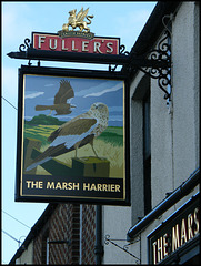 Marsh Harrier pub sign