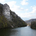 Romania, Decebalus Rock Statue over the Danube Gulf of Mraconia