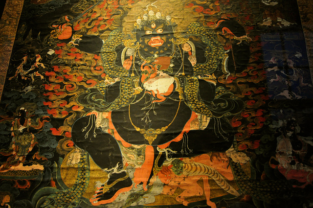 Rijksmuseum Volkenkunde 2014 – Thangka with Mahakala