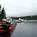 Scottish Highlander moored at Fort Augustus on the Caledonian Canal