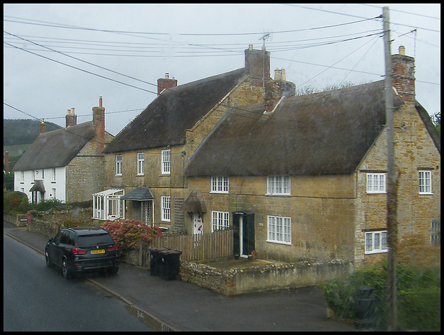 village telephone wires