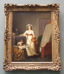 The Interior of an Atelier of a Woman Painter by Lemoine in the Metropolitan Museum of Art, January 2010
