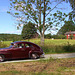 1953 Volvo PV 444 DS i Högsbyn. Veteran Classic Dalsland. 8.Aug.2015. 58°53′54″N 12°22′55″E (approx. address: 2221, 660 10 Dals Långed, Sverige)