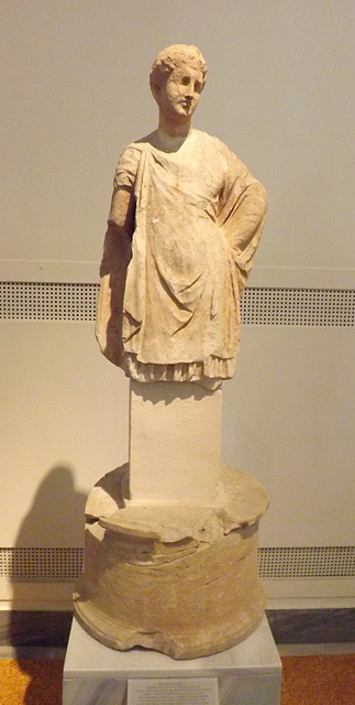 Herm Found in Rhamnous of a Youth in the National Archaeological Museum in Athens, May 2014