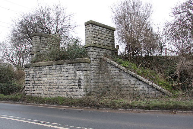 TVR Cowbridge Railway bridge abutment