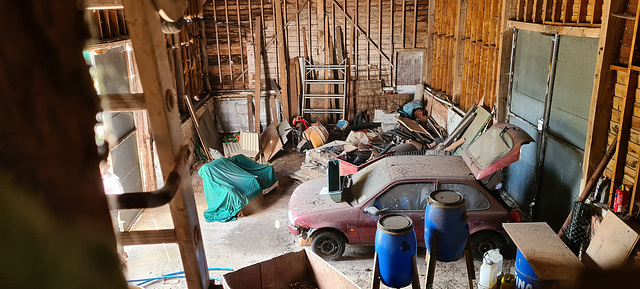 Barn interior