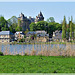 Le château de Combourg (35) vu depuis le Lac tranquille