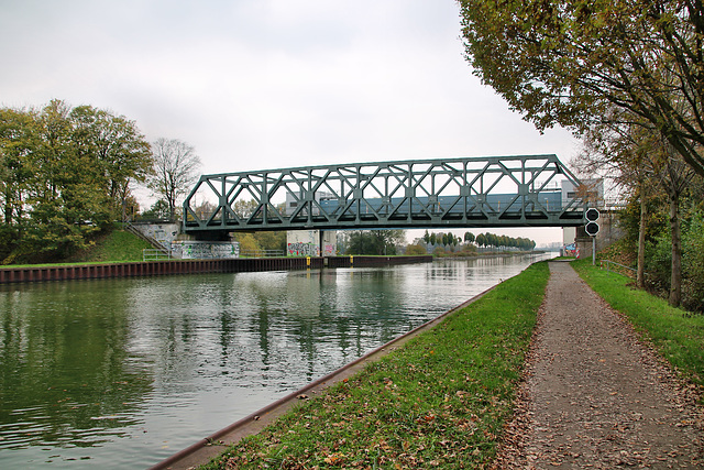 Brücke der Victorstraße über dem Dortmund-Ems-Kanal (Waltrop) / 2.11.2017