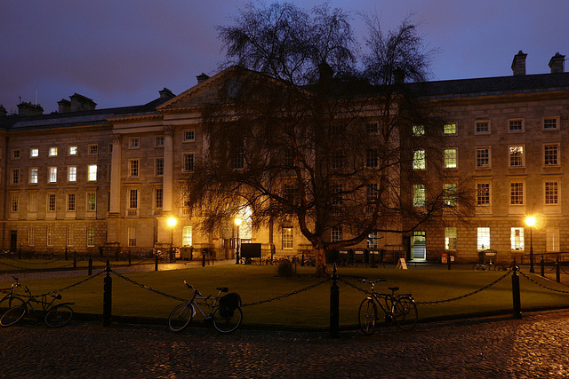 Trinity College At Night