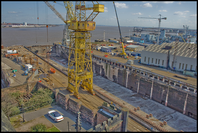 Submarine construction drydock