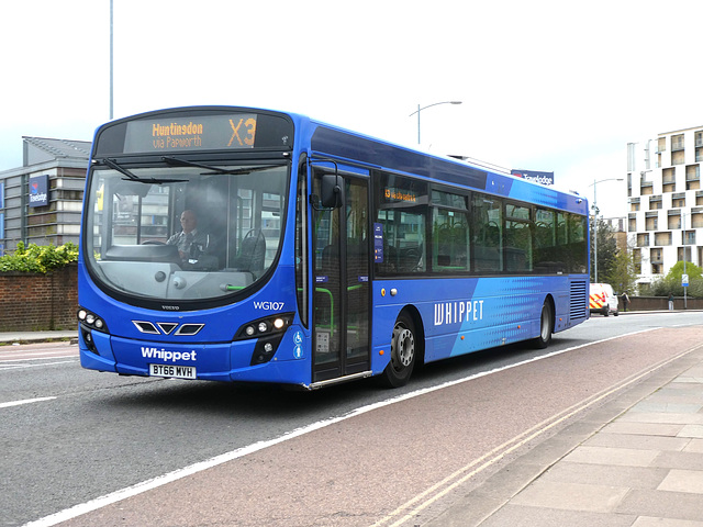 Whippet Coaches WG107 (BT66 MVH) in Cambridge - 22 Apr 2024 (P1180022)