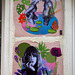 Street art . Collage à Paris 13 ème. .