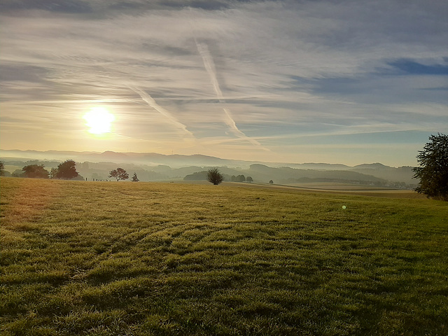 Sonnenaufgang bei Attendorn 2