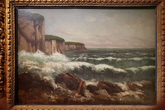 "Les falaises d'Etretat" (Gustave Courbet - 1869)