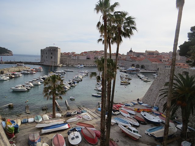 Dubrovnik : vieux port.