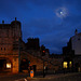 The moon over Bootham Bar